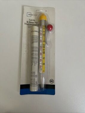 MAINSTAYS Candy & Deep Fry Cooking 8" Thermometer Brand New In Pack.